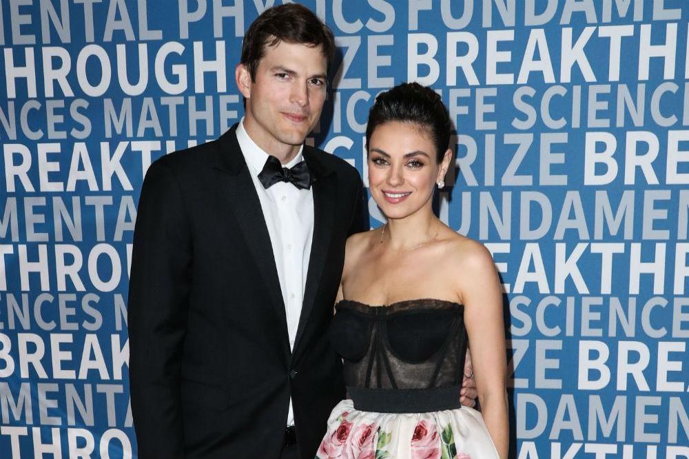 Ashton Kutcher and MIla Kunis at Breakthrough Prize Awards