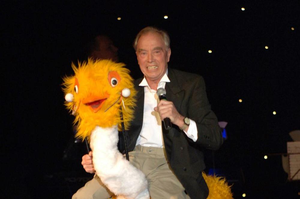 Bernie Clifton and Oswald The Ostrich