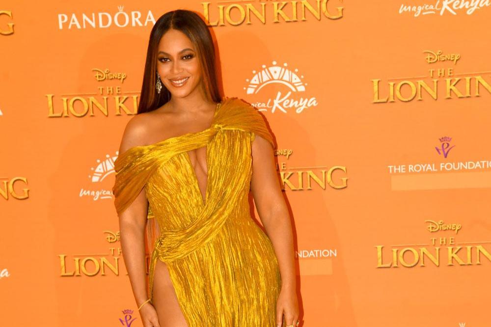 Beyonce at The Lion King premiere