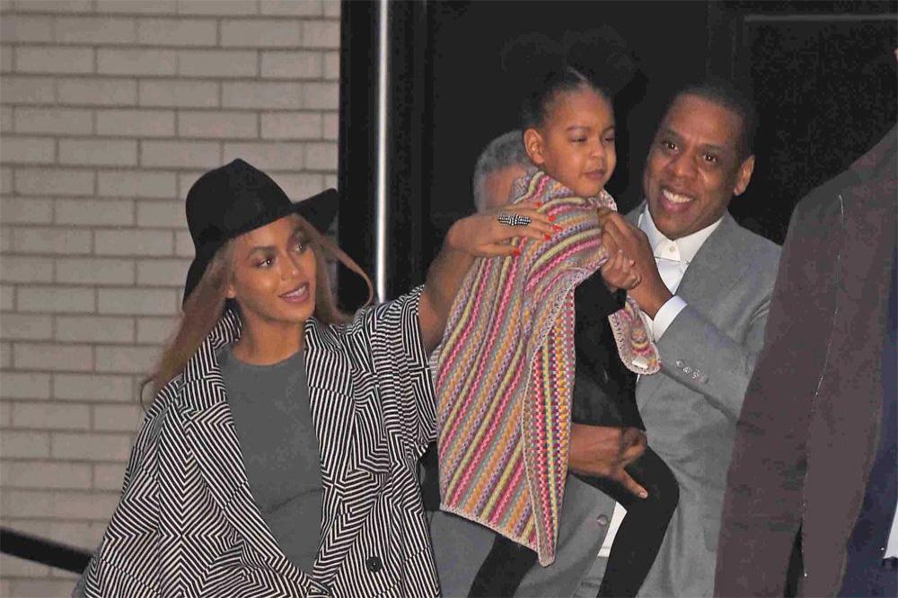 Beyonce, Blue Ivy and Jay-Z