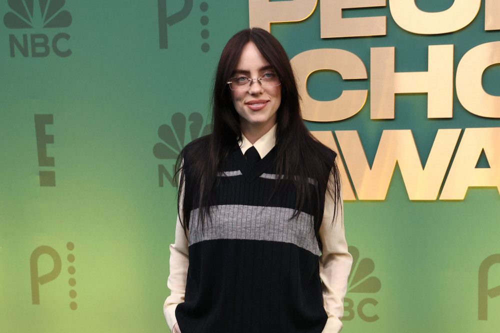Billie Eilish picked up her first acting award at the People's Choice Awards