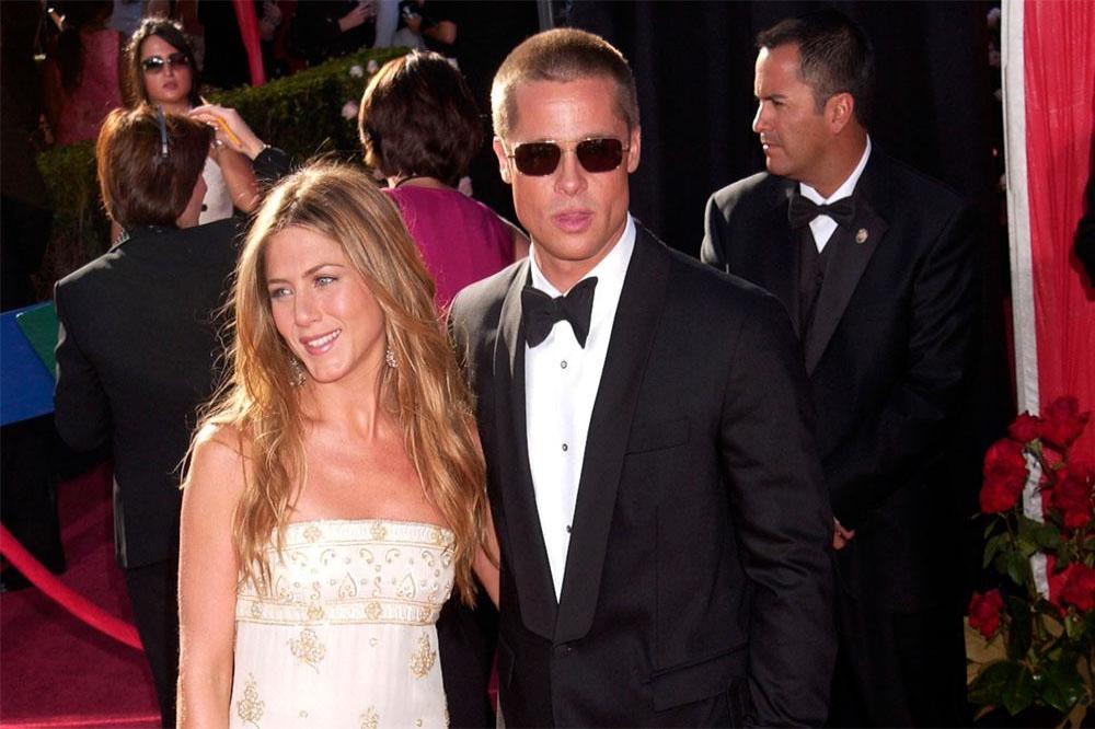Brad Pitt with Jennifer Aniston