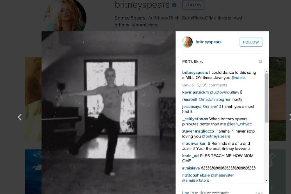 Britney Spears' Adele dance