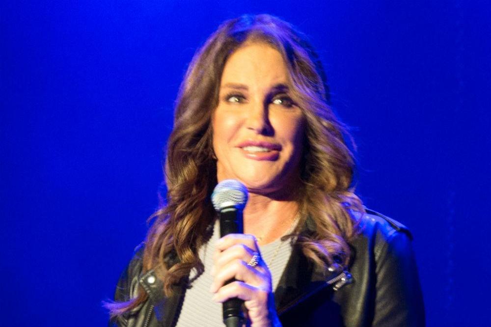 Caitlyn Jenner on stage at the Culture Club concert