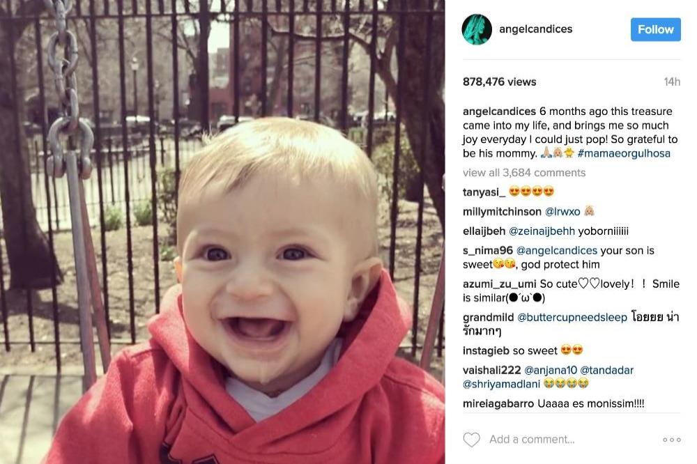 Candice Swanepoel's son Anacã via Instagram