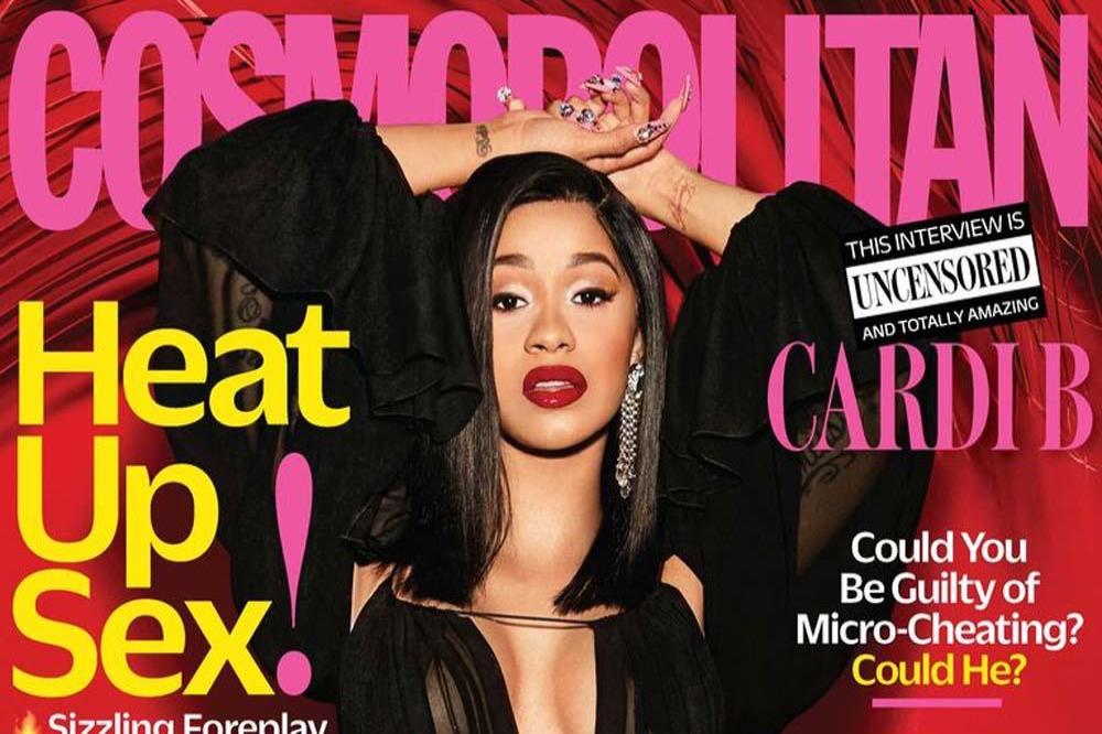 Cardi B on Cosmopolitan cover