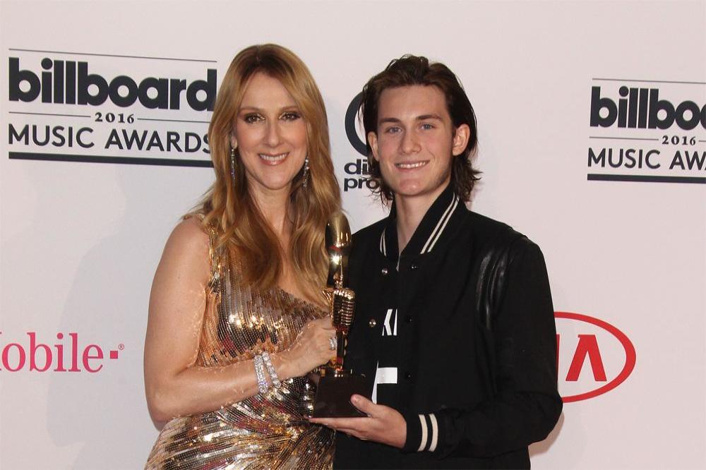 Celine Dion and her son René-Charles