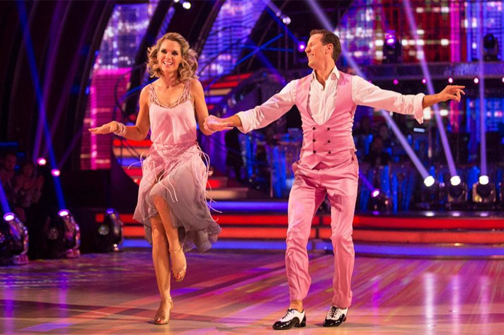 Charlotte Hawkins and Brendan Cole on Strictly Come Dancing in 2017