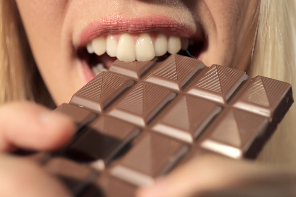 Chocolate makes women of a certain age happy