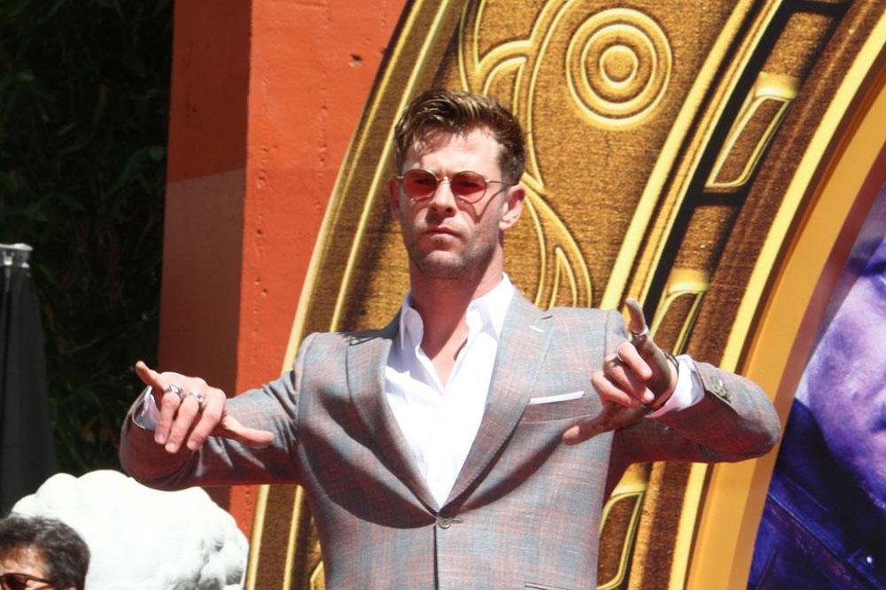 Chris Hemsworth Hollywood Walk of Fame ceremony 