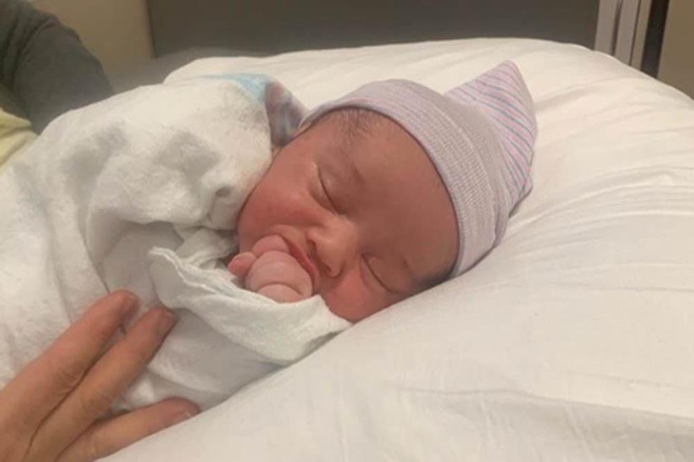 Chris Noth's newborn son Keats (c) Instagram 