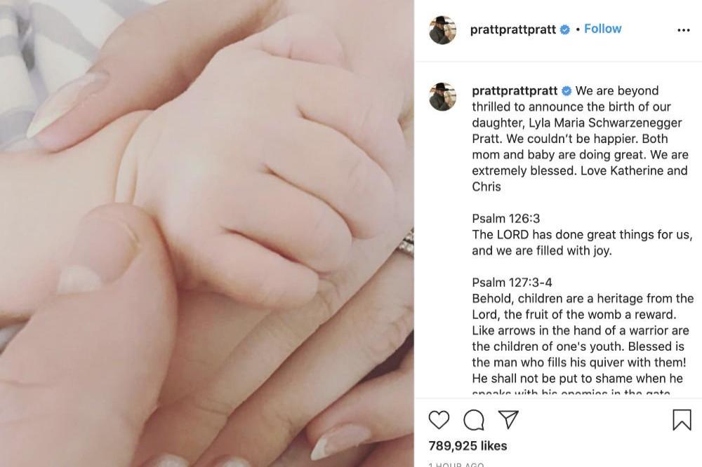 Chris Pratt's Instagram (c) post