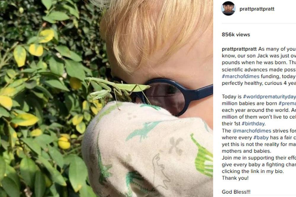 Chris Pratt's son Jack (c) Instagram