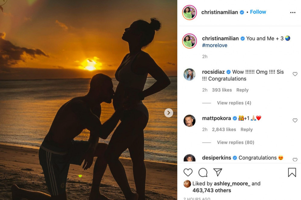 Christina Milian's Instagram (c) post