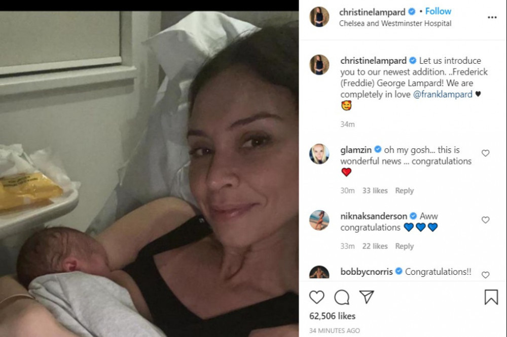 Christine Lampard's Instagram (c) post