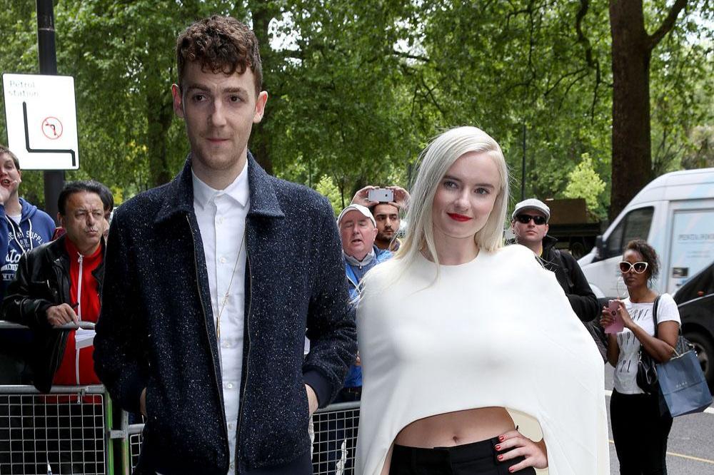 Clean Bandit's Jack Patterson and Grace Chatto at the Ivor Novello awards