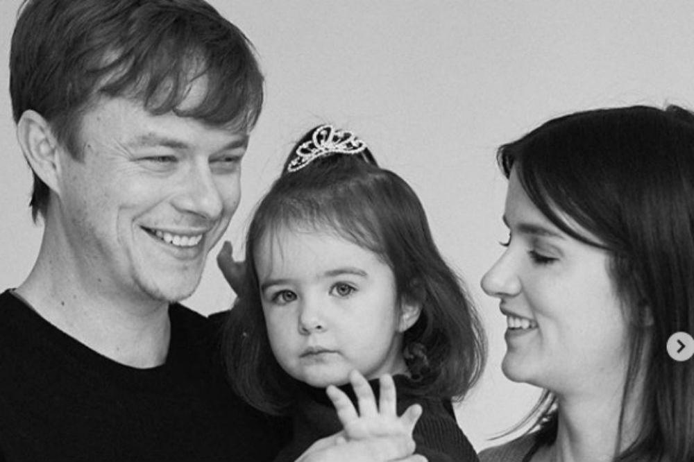 Dane DeHaan, his wife Anna and daughter Bowie