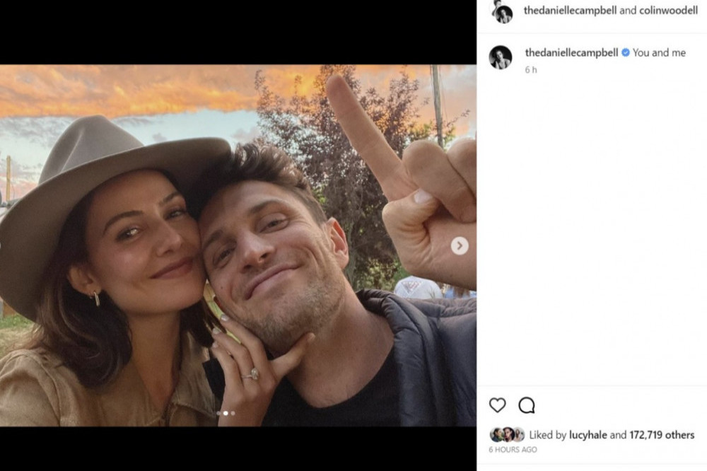 Danielle Campbell and Colin Woodell engaged - Instagram-DanielleCampbell