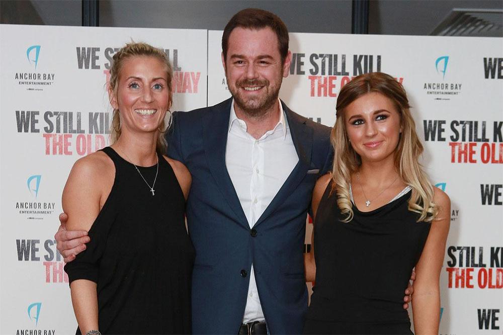 Danny Dyer with his wife Joanne and daughter Dani