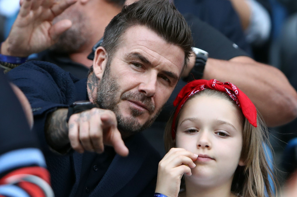 David Beckham has thanked England’s Lionesses for inspiring his daughter to want to play football