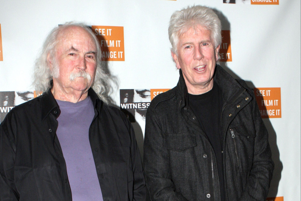 Graham Nash (right)  almost made up with David Crosby after years of feuding