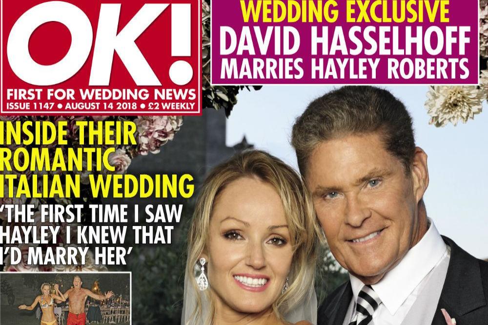 David Hasselhoff and his new wife Hayley