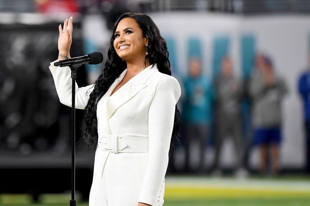 Demi Lovato at Super Bowl 2020 