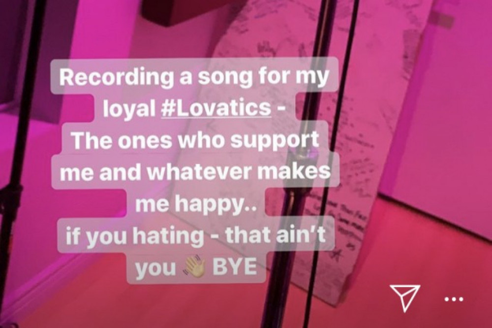Demi Lovato (c) Instagram Story