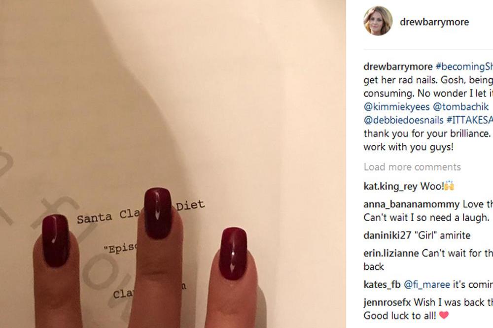 Drew Barrymore (c) Instagram 