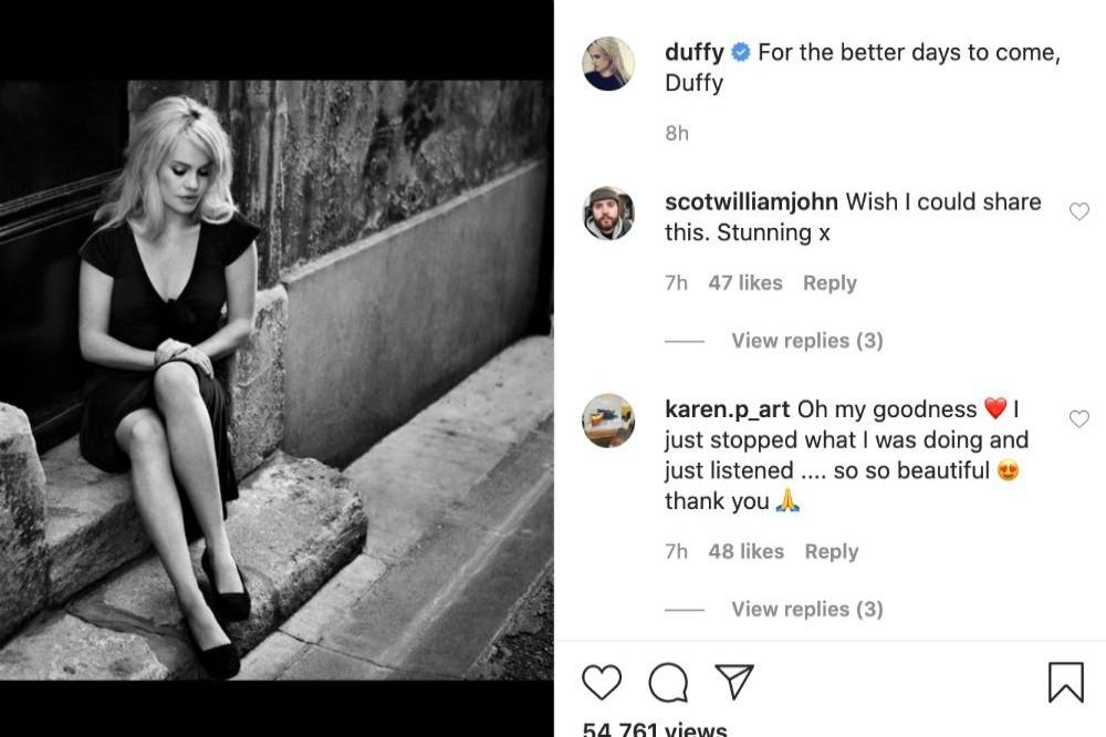 Duffy's Instagram (c) post