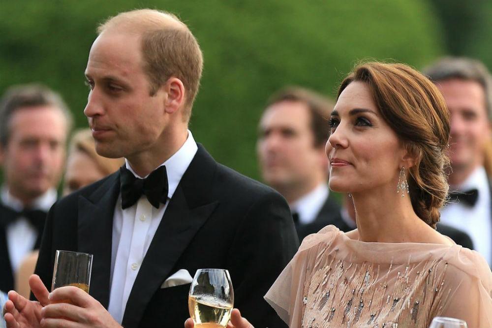 Duke and Duchess of Cambridge at the charity dinner