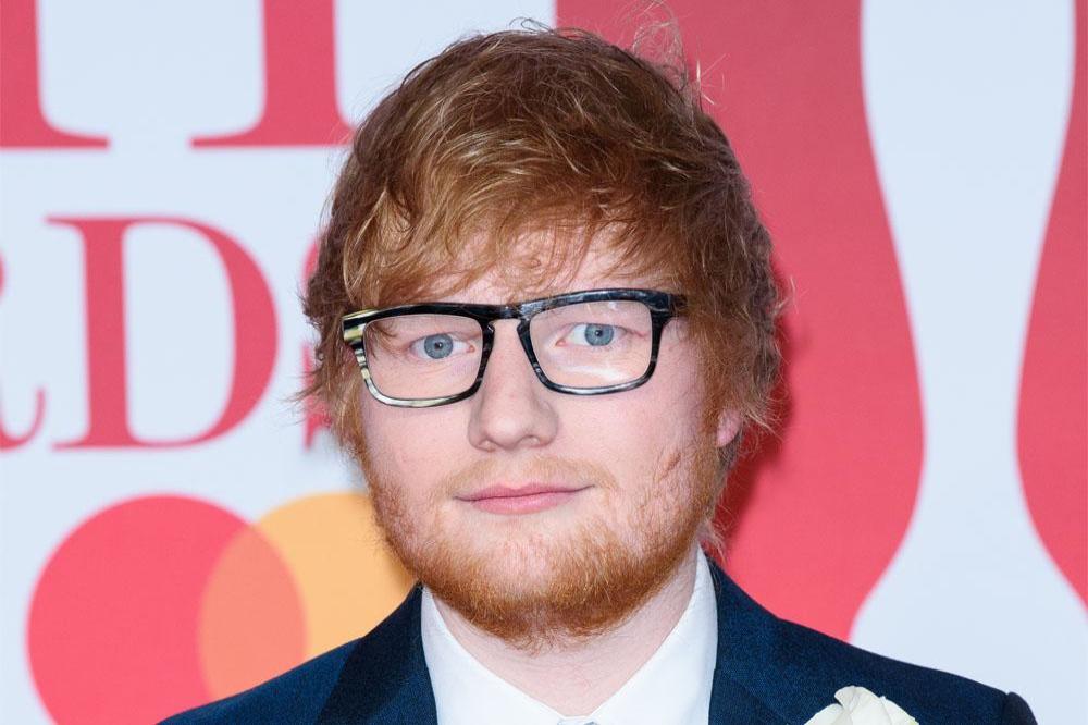 Ed Sheeran at the BRIT Awards