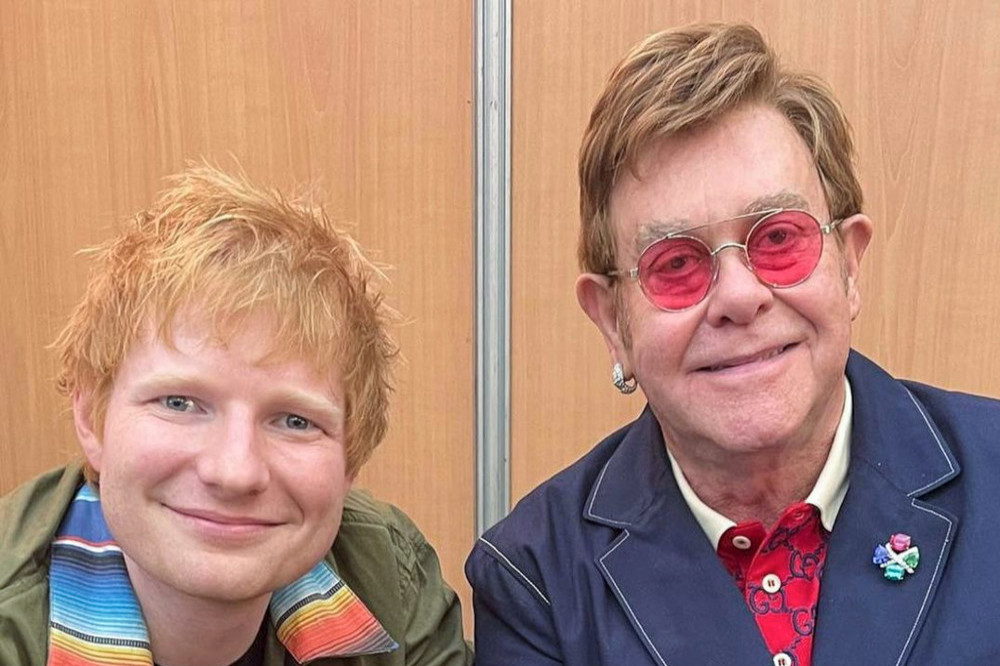 Ed Sheeran and Sir Elton John via Instagram (c)