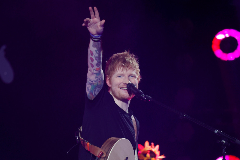 Ed Sheeran helped a couple reveal the gender of their baby