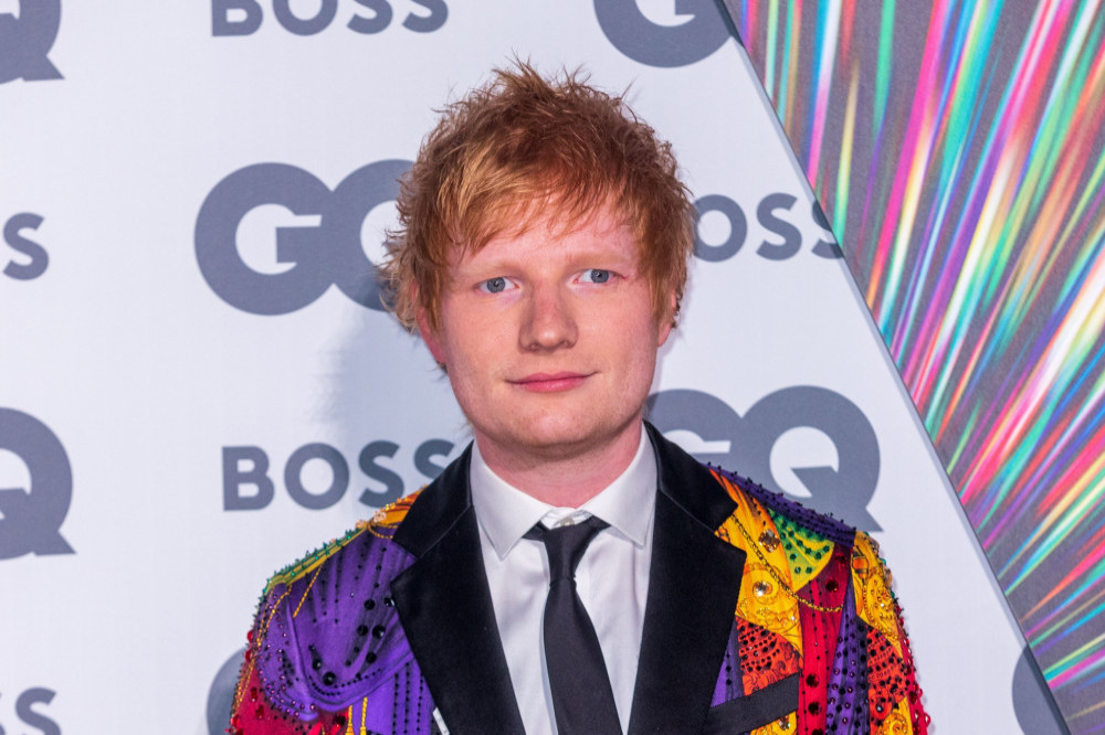 Ed Sheeran at the GQ Men of the Year Awards