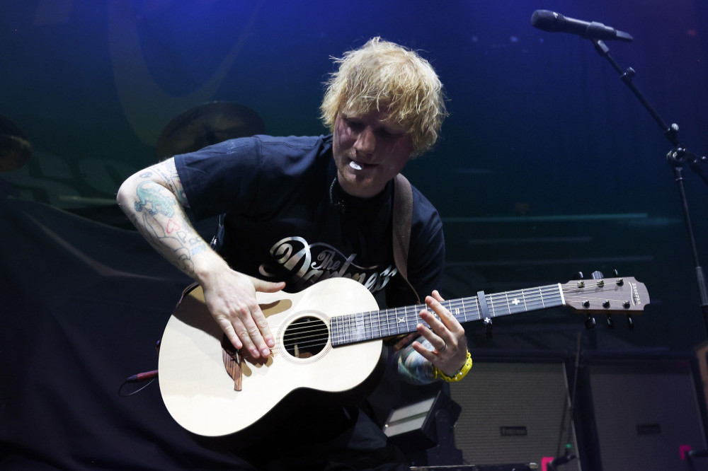 Ed Sheeran has donated a signed guitar