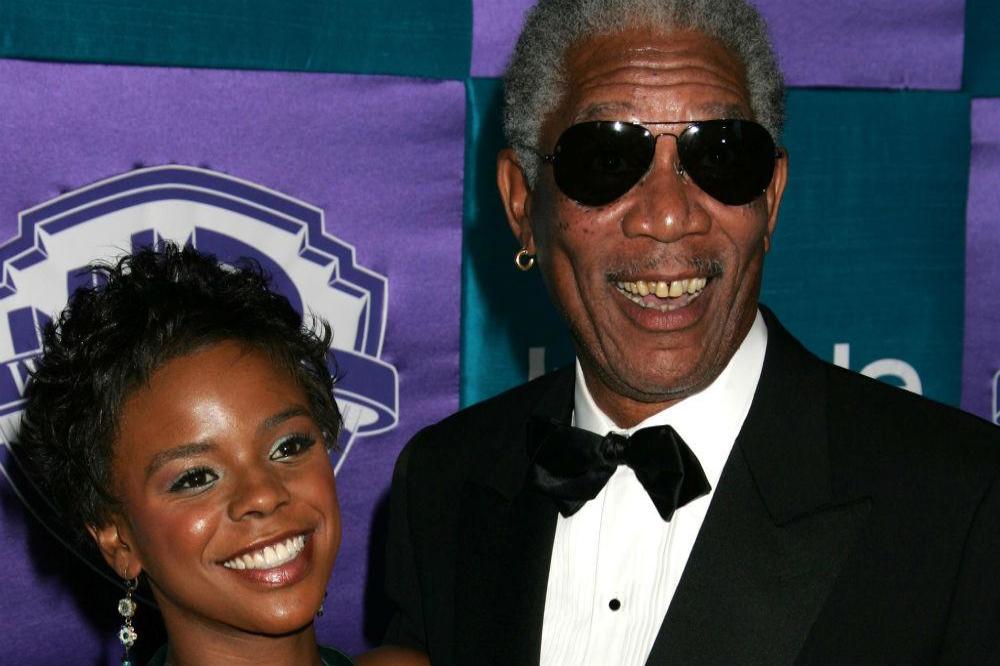 Morgan Freeman and E'Dena Hines