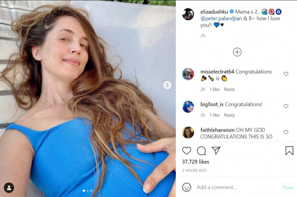 Eliza Dushku's Instagram (c) post