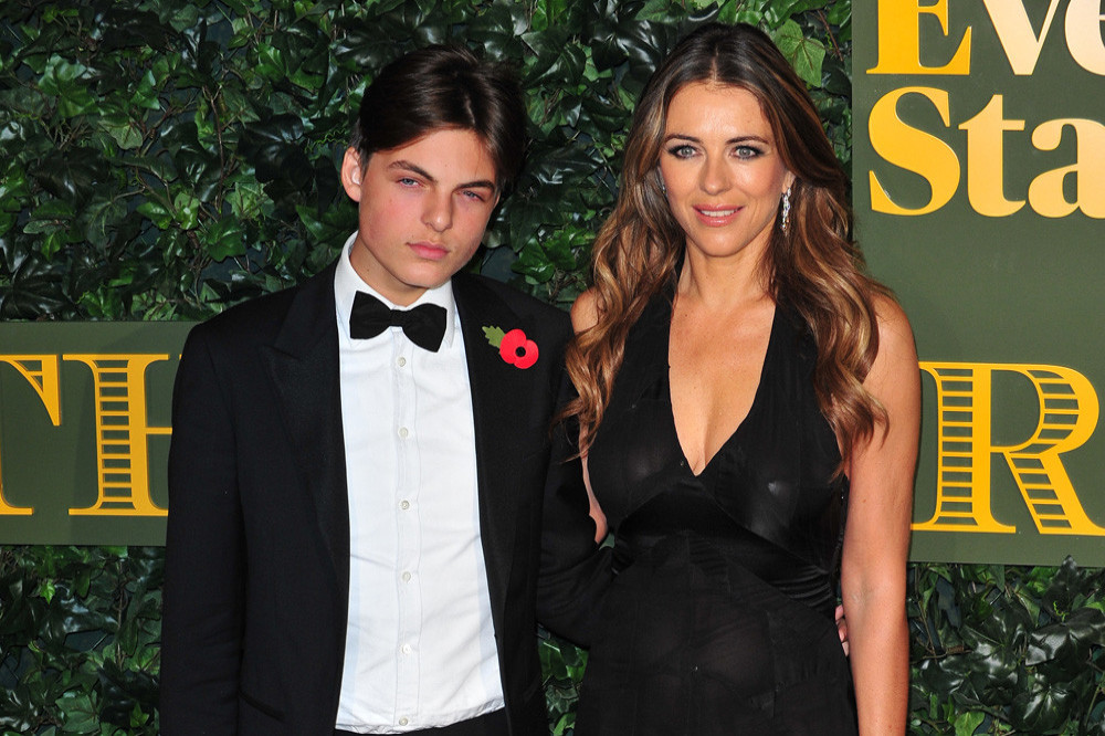 Elizabeth Hurley's son Damian has signed a new deal