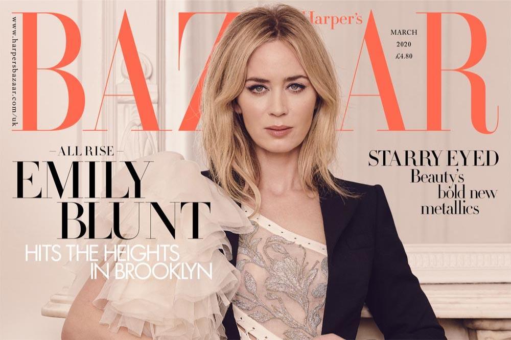 Emily Blunt covers Harper's Bazaar 