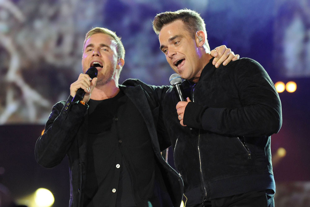 Gary Barlow and Robbie Williams are good friends