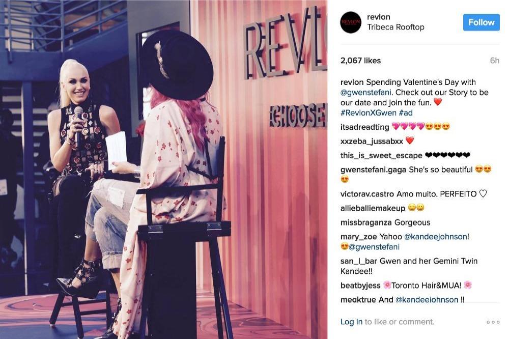 Gwen Stefani and Kandee Johnson via Revlon's Instagram