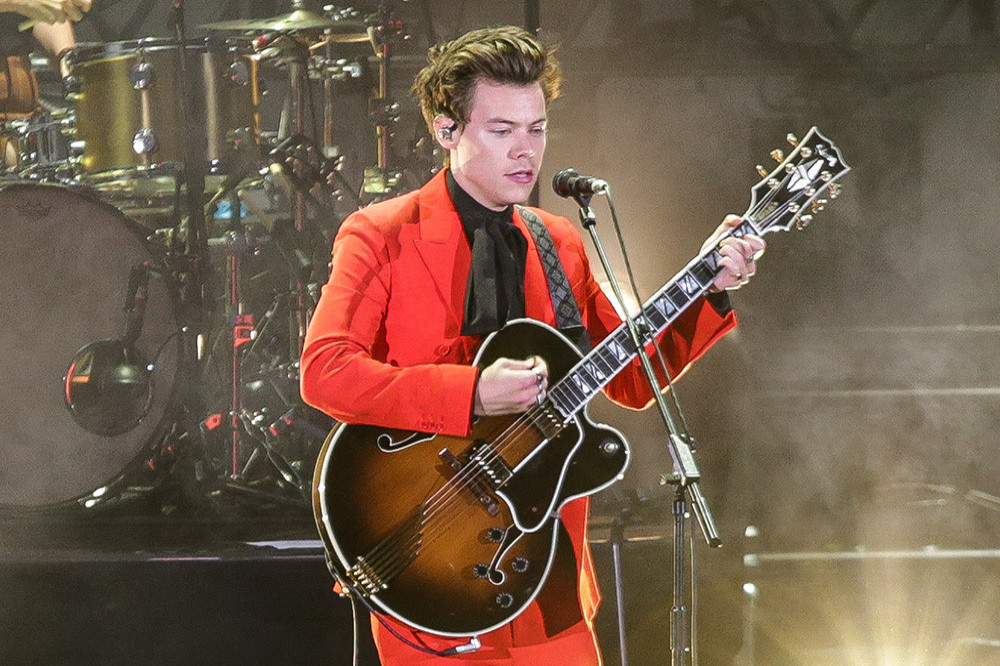 Harry Styles made sure the fan was back on her feet before continuing the show