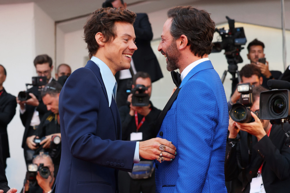 Harry Styles and Nick Kroll were in great spirits