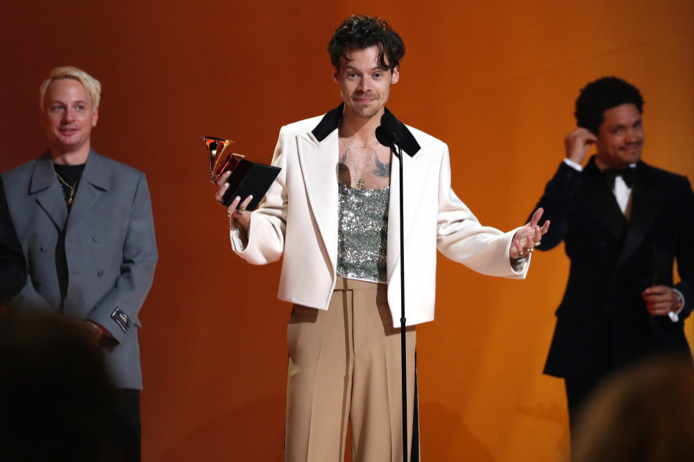 Harry Styles says his Grammy wins have assured him he's 'on the right path'