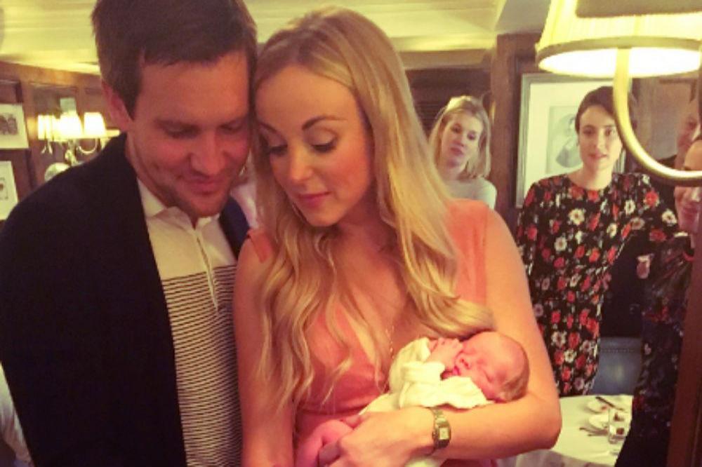 Helen George, Jack Ashton and their daughter (c) Instagram