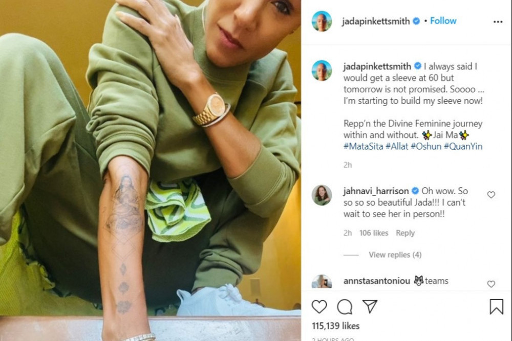 Jada Pinkett-Smith's Instagram (c) post