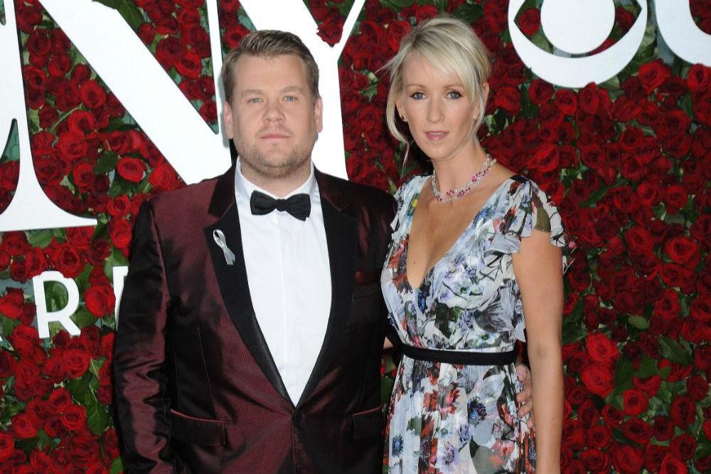James Corden and wife Julia at the Tony Awards