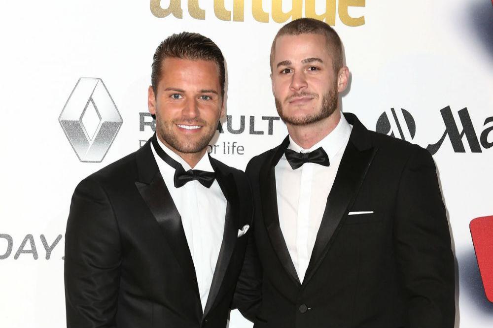 James Hill and Austin Armacost at the 2015 Attitude Awards