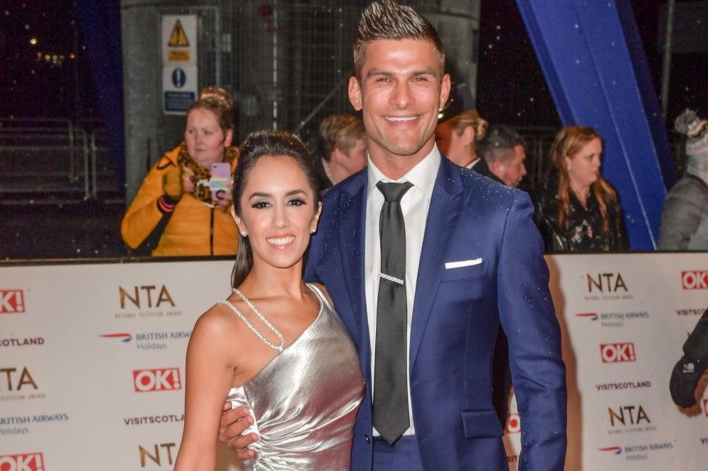 Aljaz Skorjanec loves to 'dance' with his and wife Janette Manrara's baby daughter to sleep